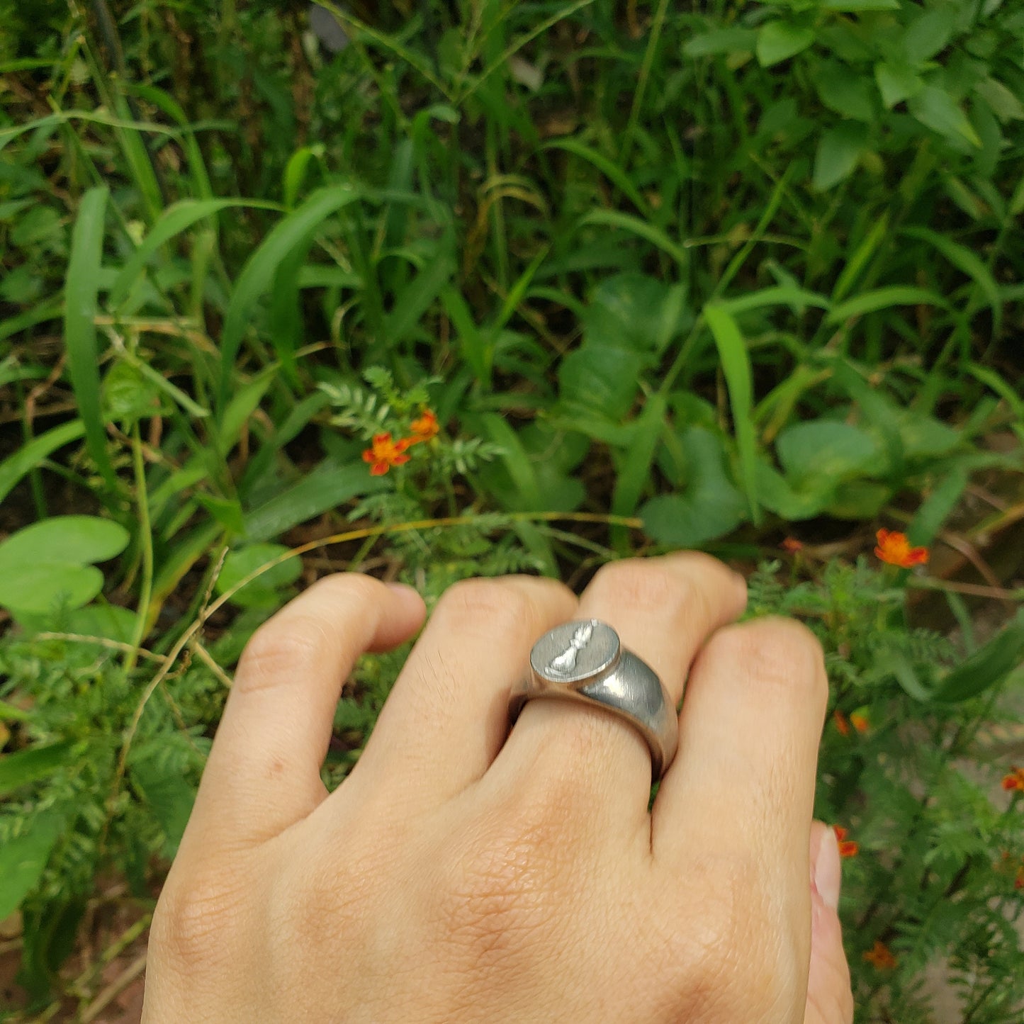 Bishop chess piece wax seal signet ring