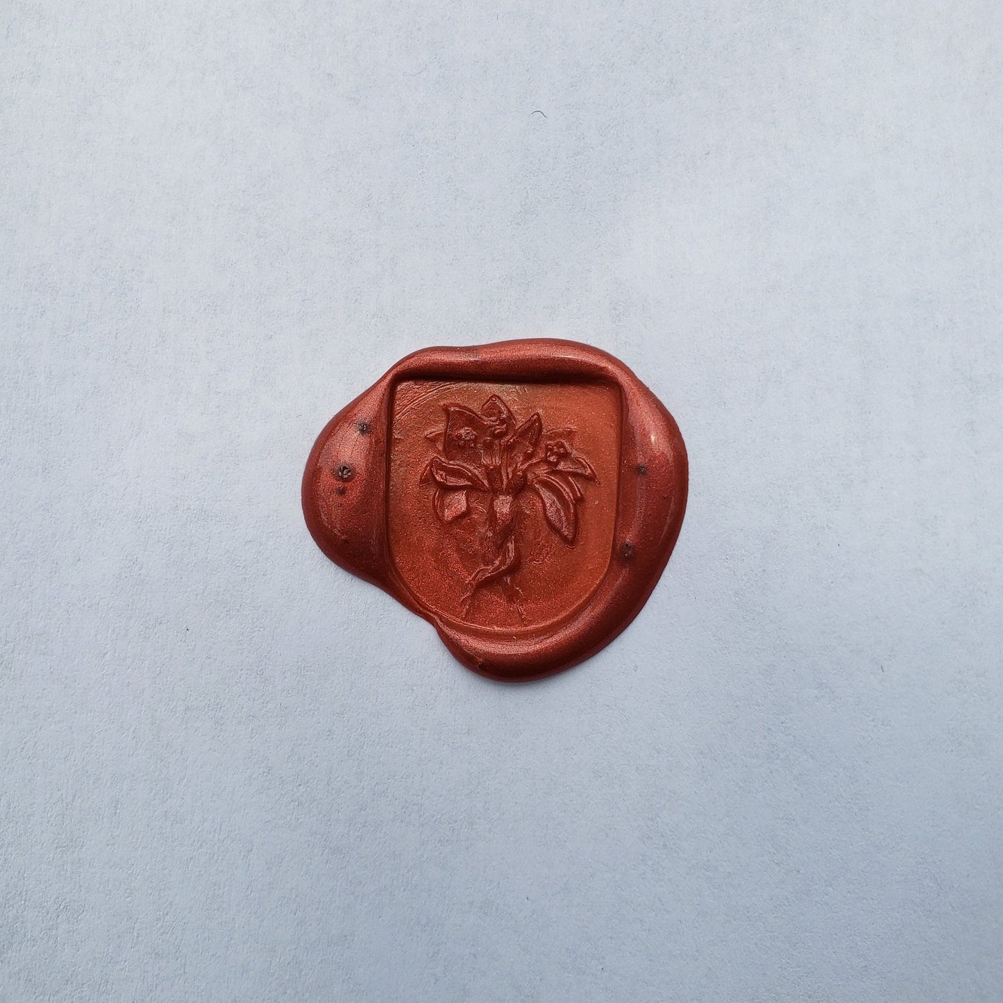 Mandrake wax seal signet ring