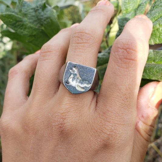 Seal wax seal signet ring