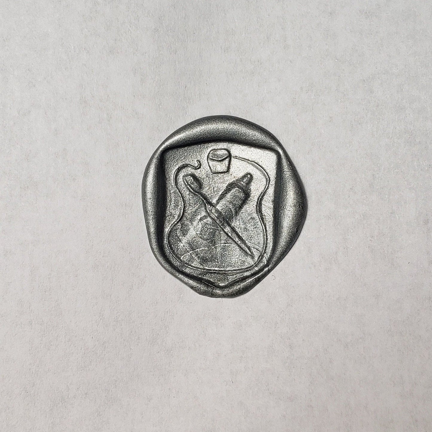Dental hygiene wax seal signet ring