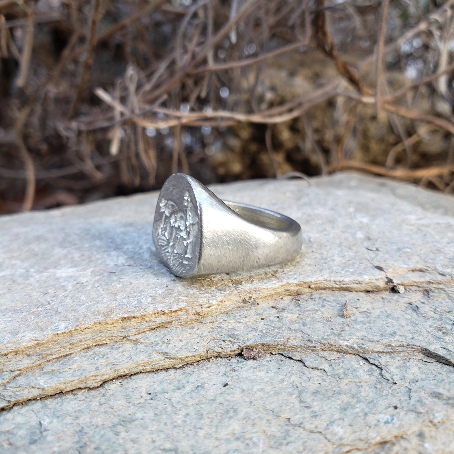 Gleaners wax seal signet ring