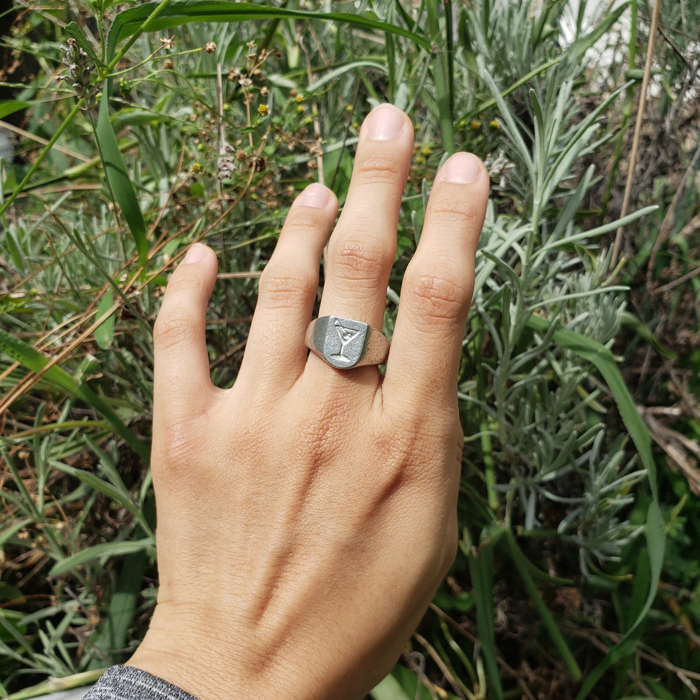 Martini wax seal signet ring