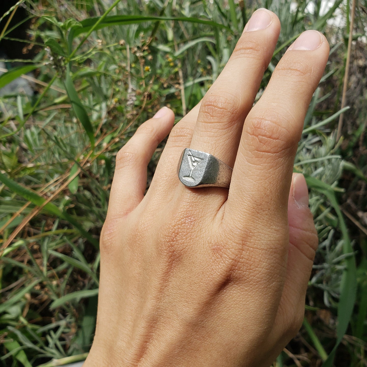 Martini wax seal signet ring