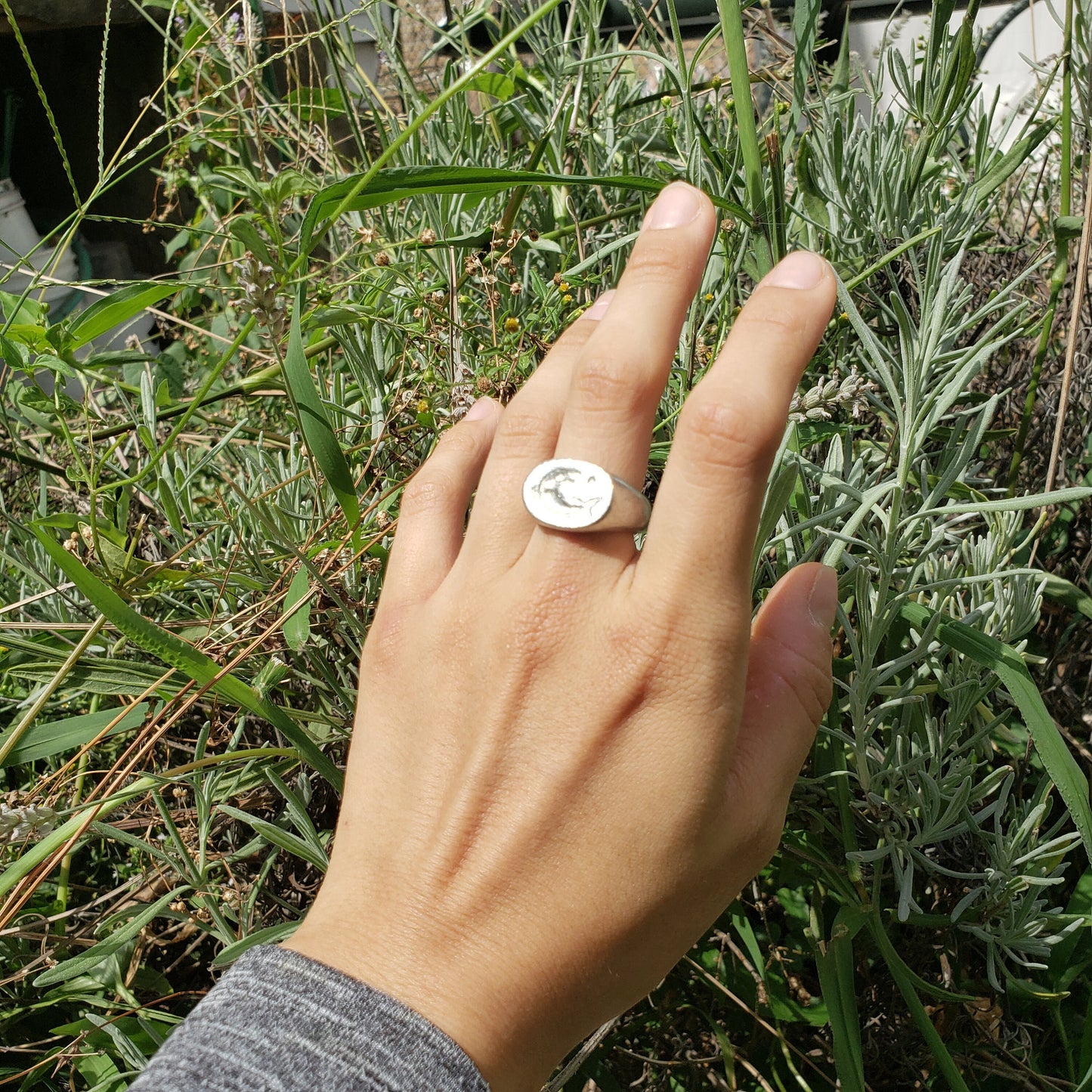 Salmon of knowledge wax seal signet ring