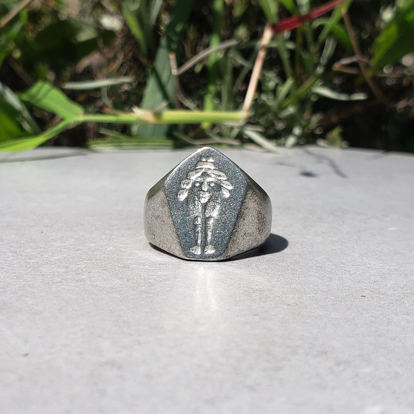 Baubo wax seal signet ring