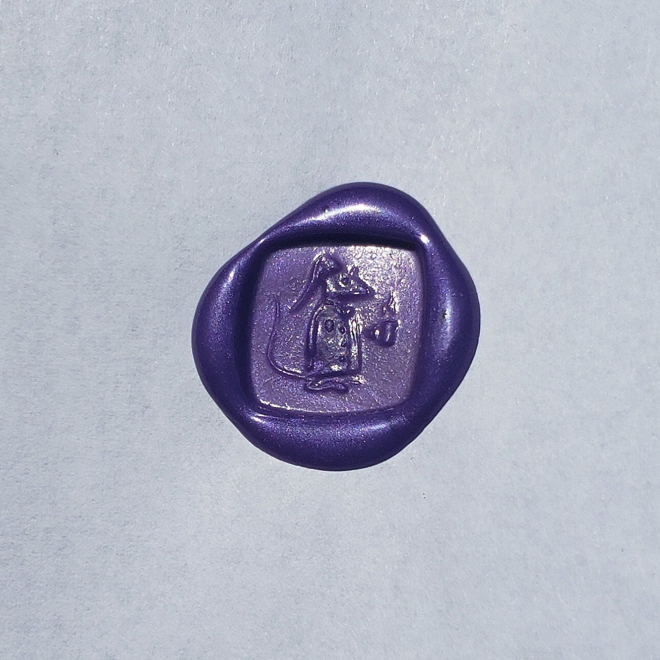 night mouse wax seal signet ring