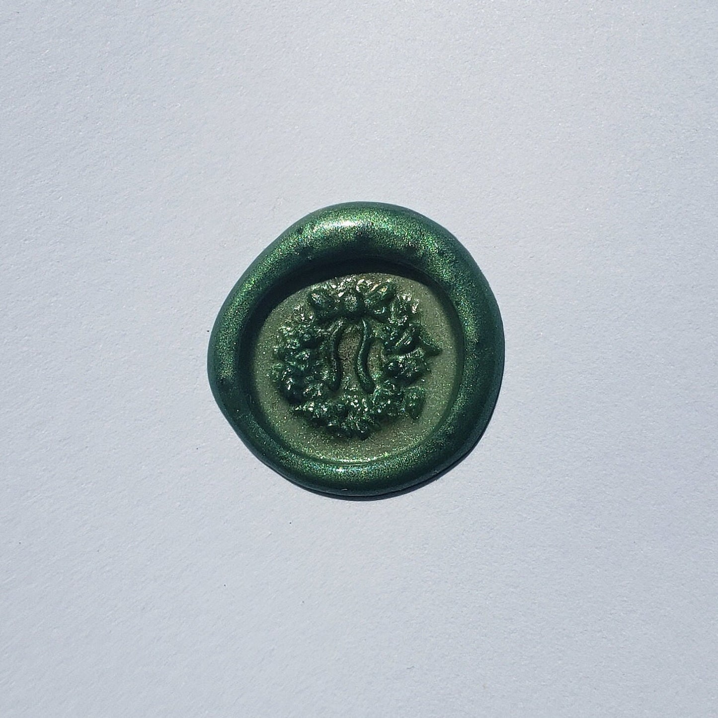 Wreath wax seal signet ring