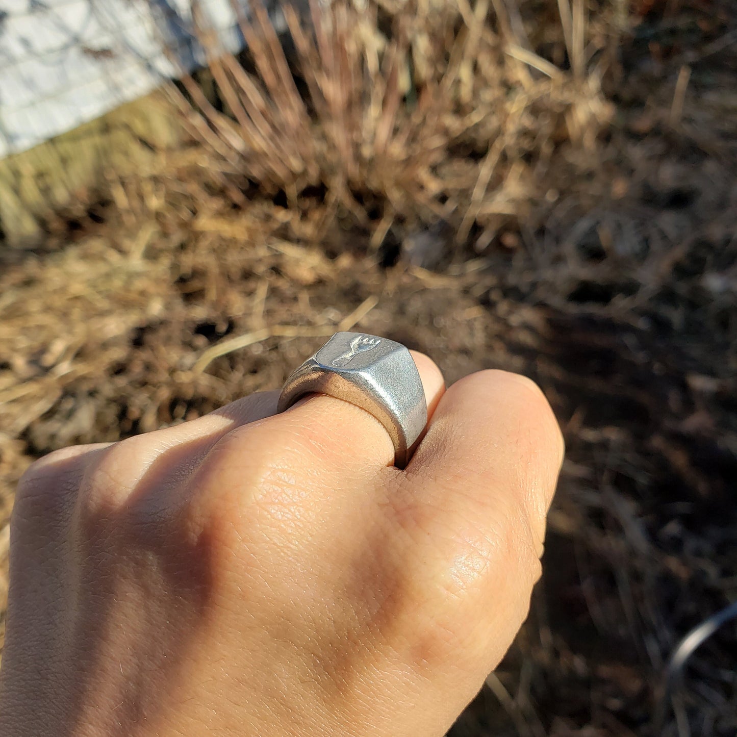 Spork wax seal signet ring