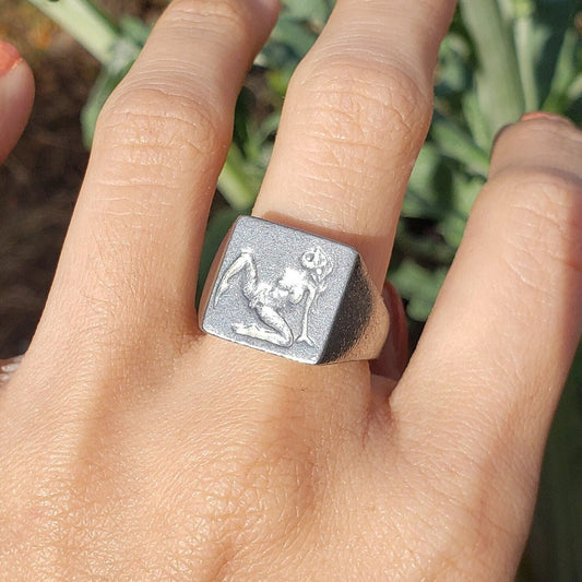 Jilling self love wax seal signet ring