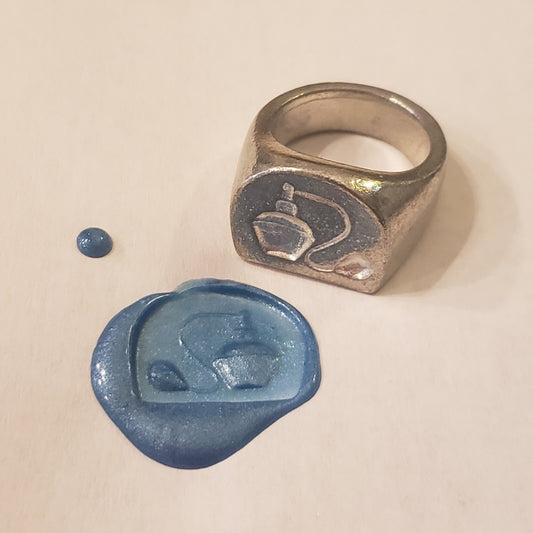 Perfume hose wax seal signet ring