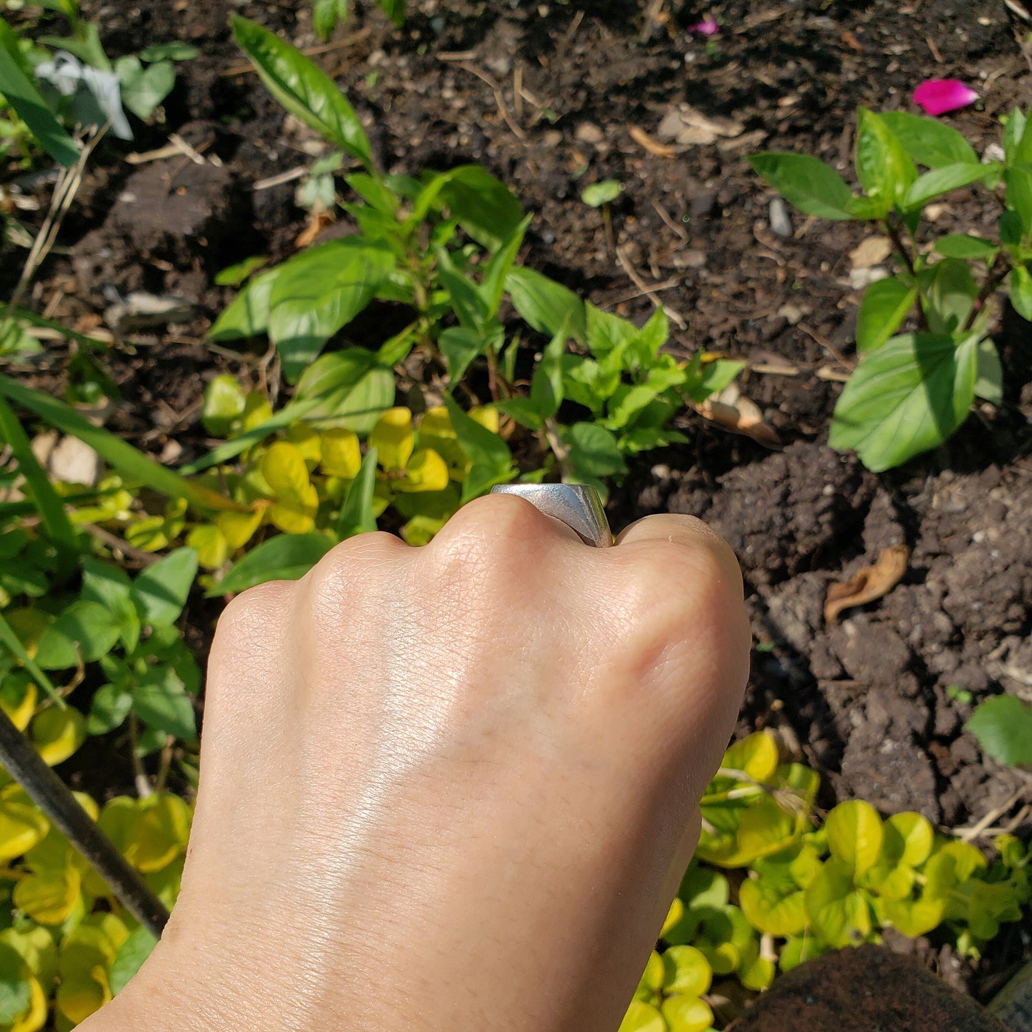 Lady of the lake wax seal signet ring