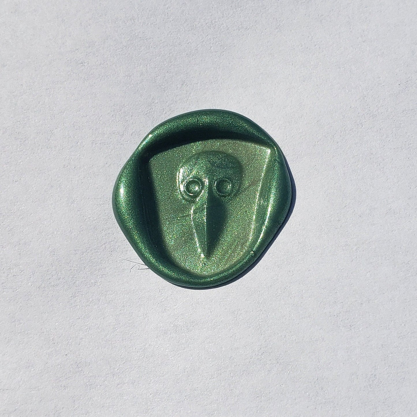 Plague doctor mask wax seal signet ring