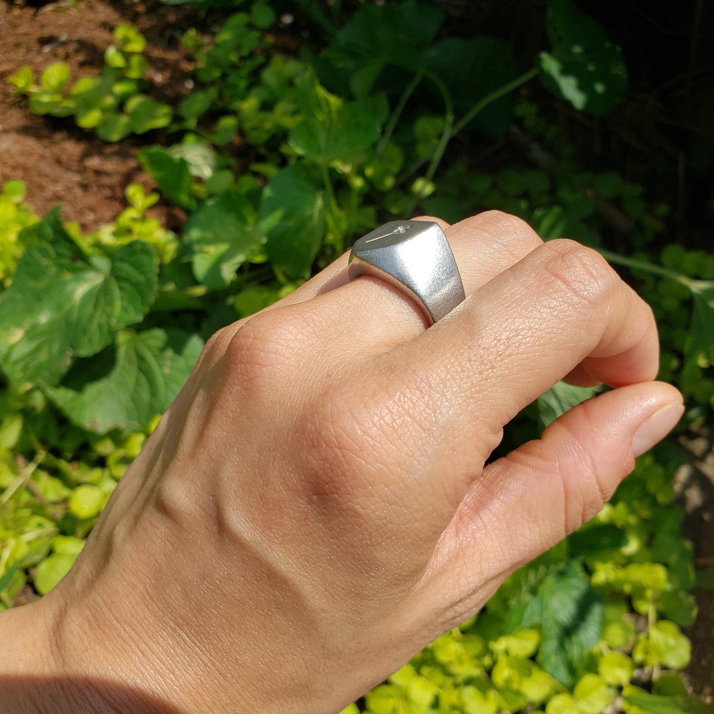 Lollipop wax seal signet ring