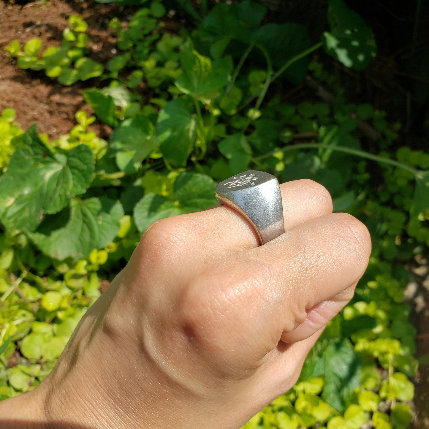 Pony express wax seal signet ring