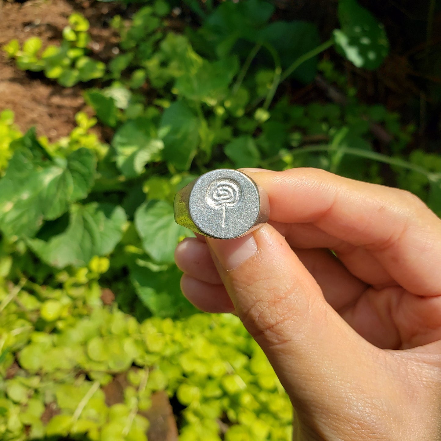 All day sucker wax seal signet ring