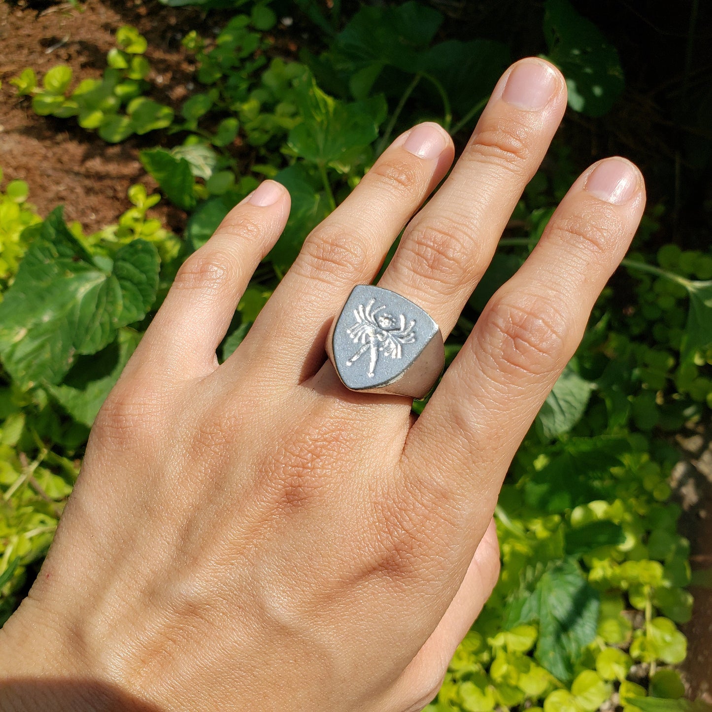 Hecatoncheires wax seal signet ring