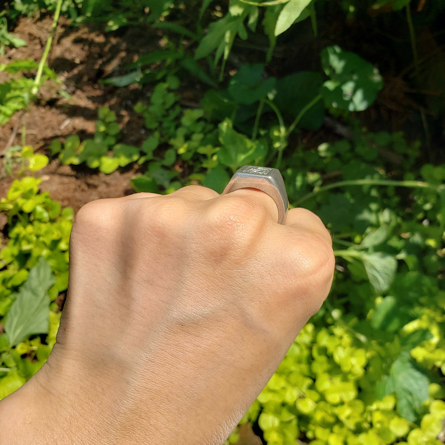 Sleeping Hermaphroditus wax seal signet ring