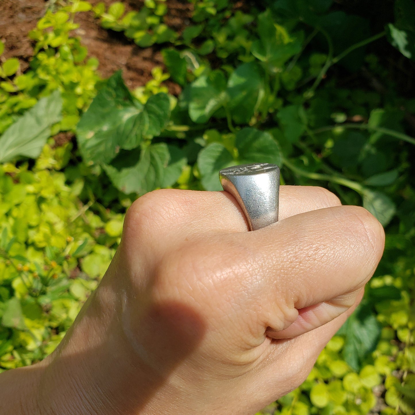 Wedgie wax seal signet ring