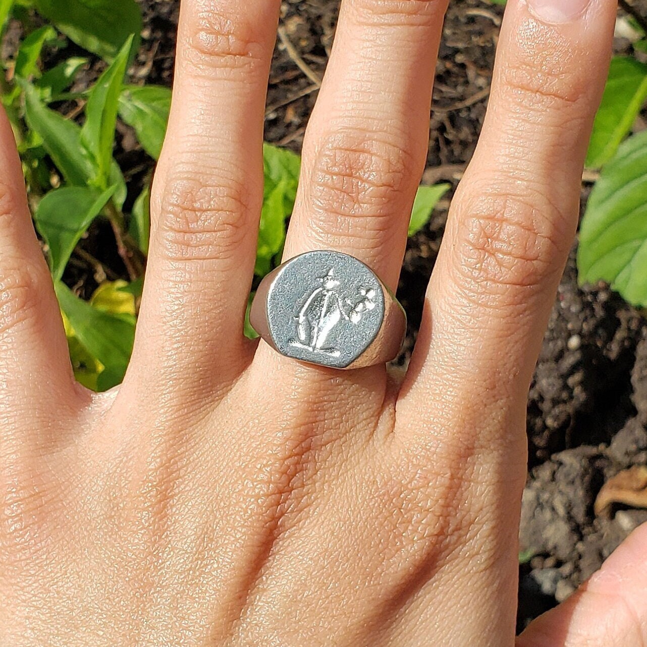 Balloon animal clown wax seal signet ring