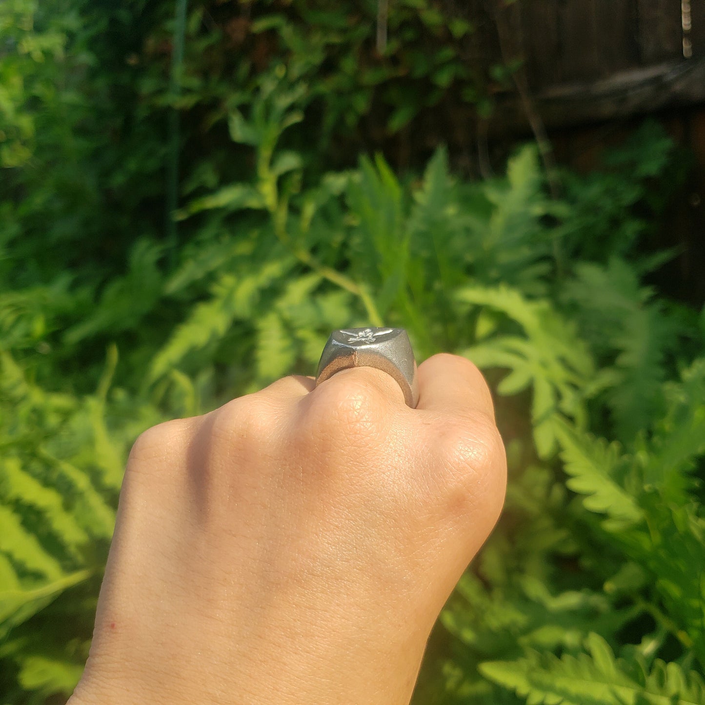 Pommel horse wax seal signet ring