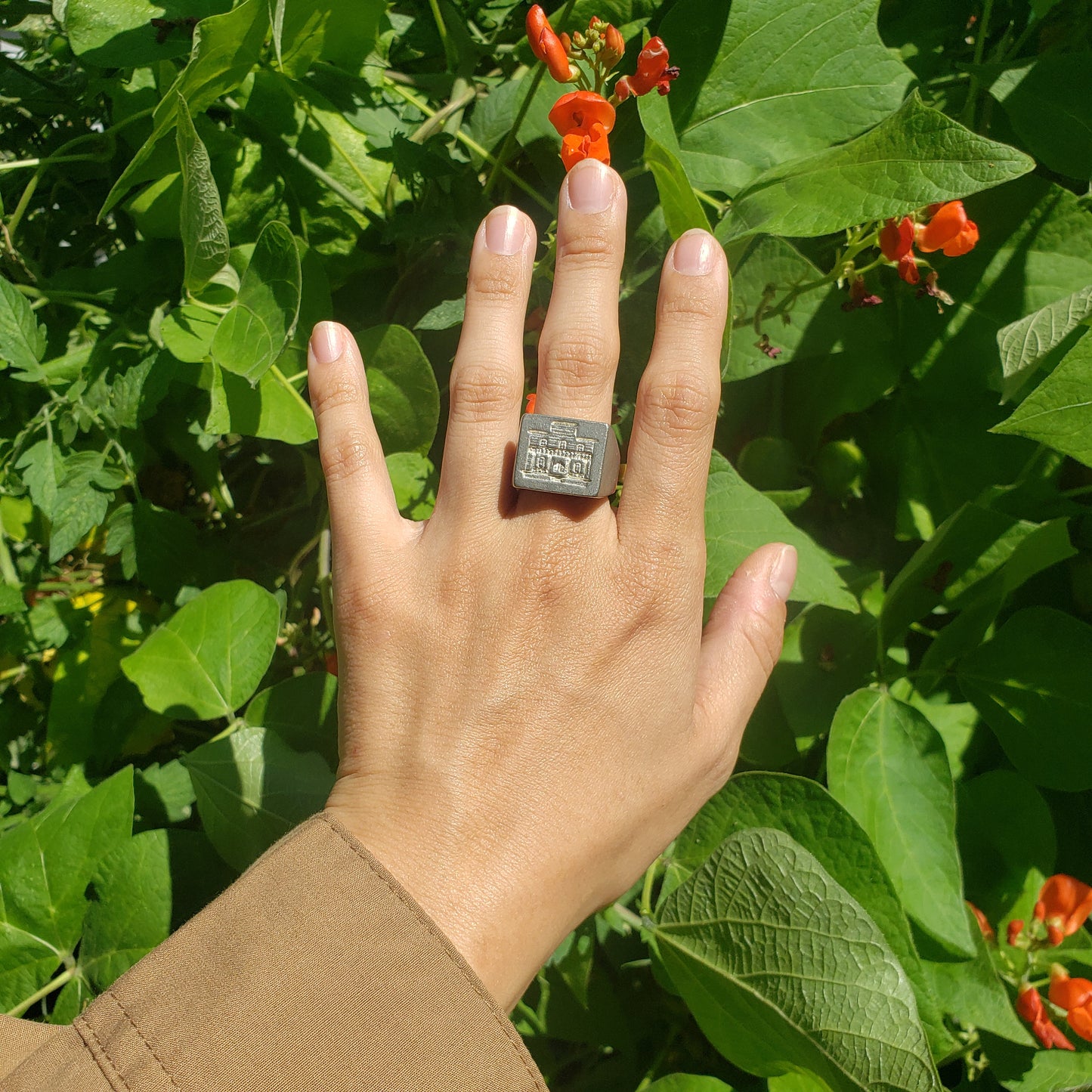 Saloon wax seal signet ring