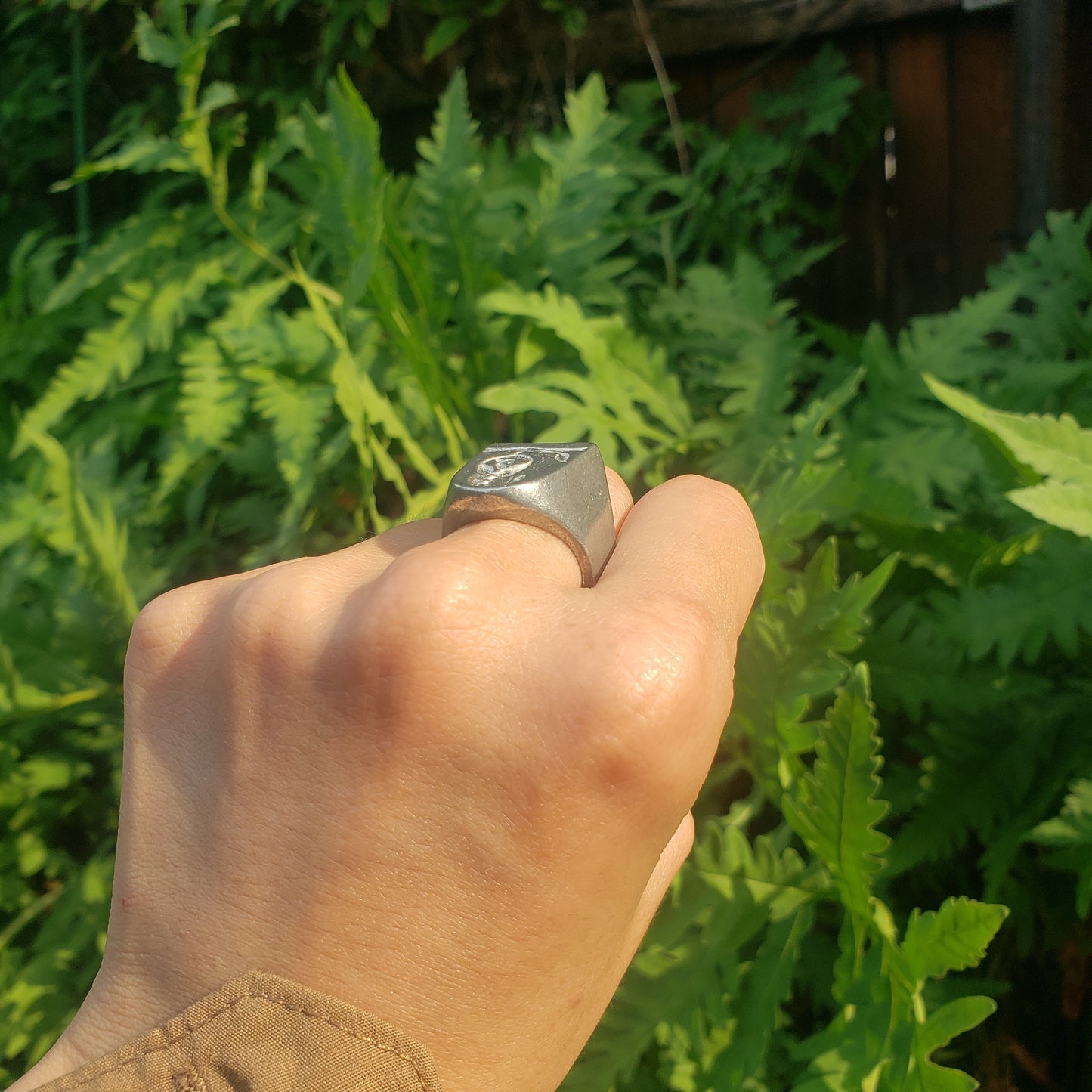 Tailorbird wax seal signet ring