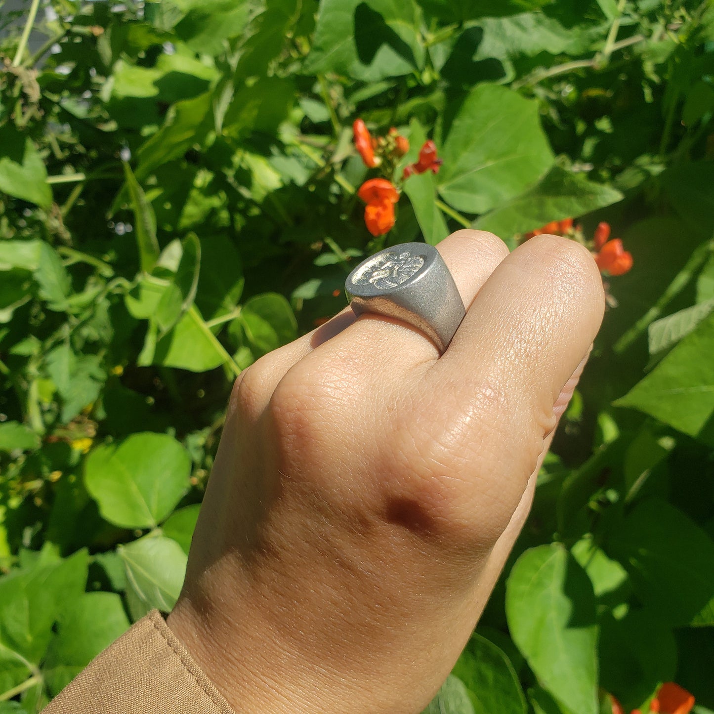 Birth of venus wax seal signet ring