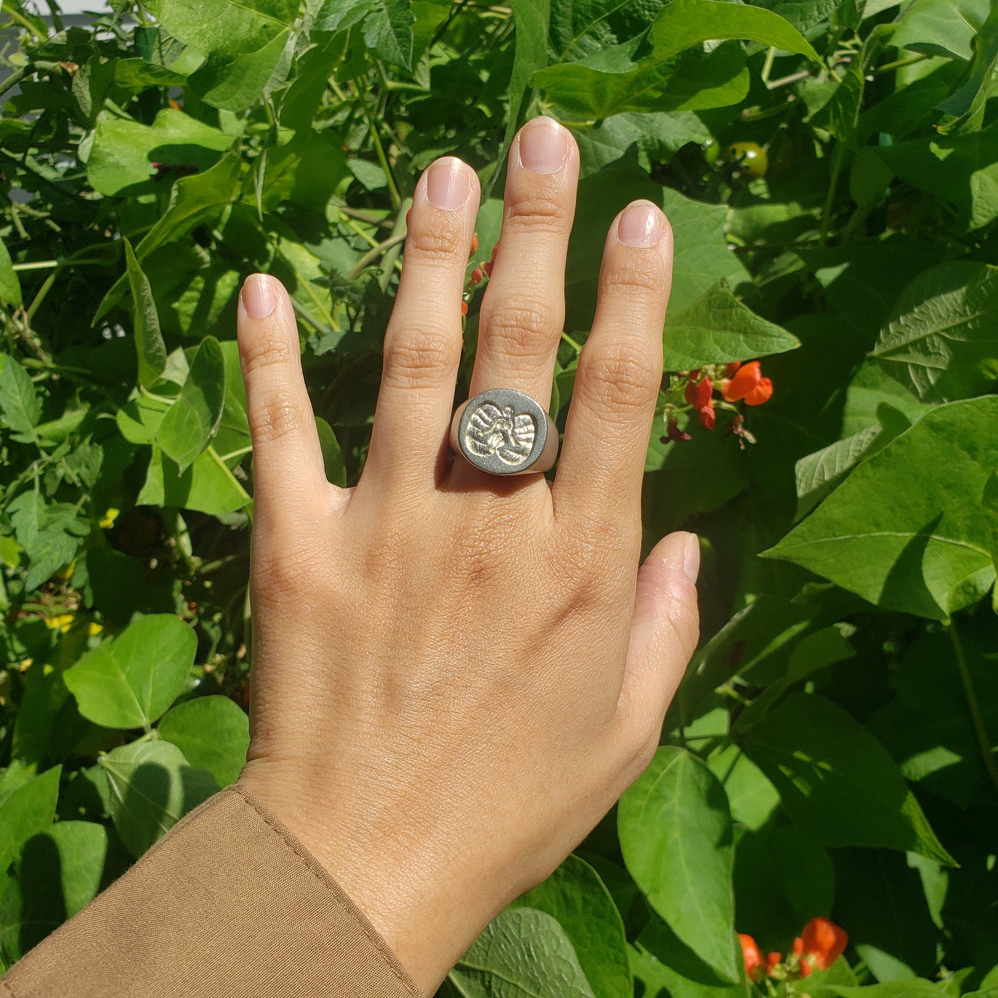 Birth of venus wax seal signet ring