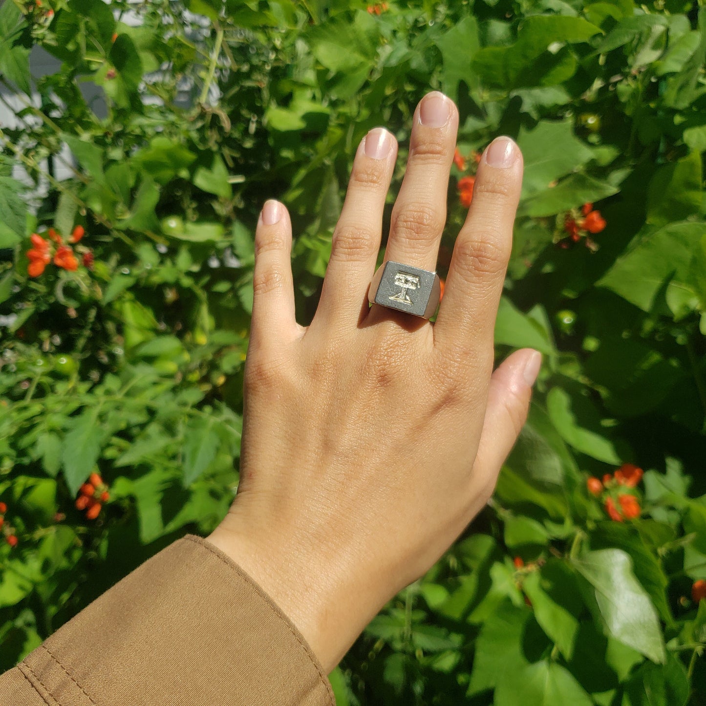 Pillory wax seal signet ring