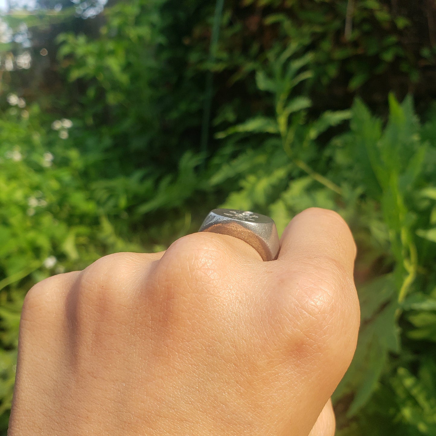 Platypus wax seal signet ring