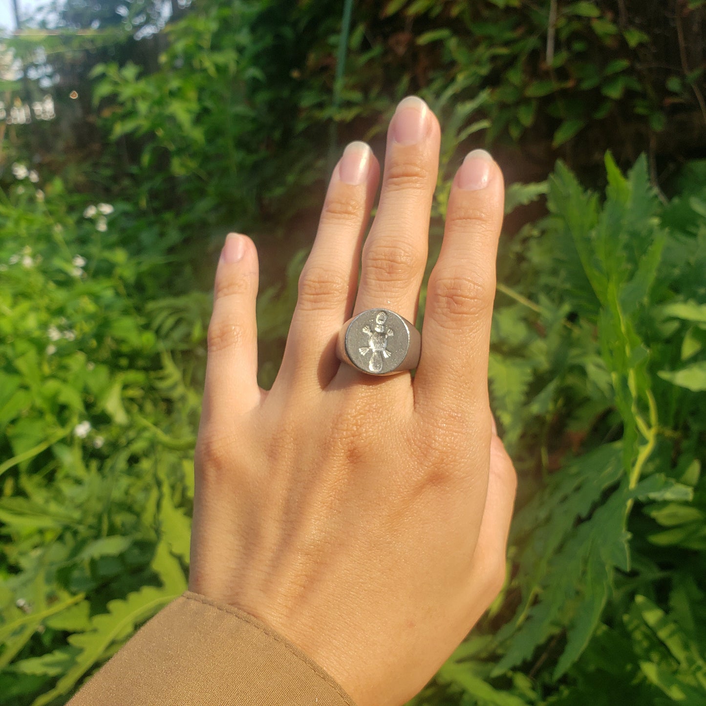 Platypus wax seal signet ring