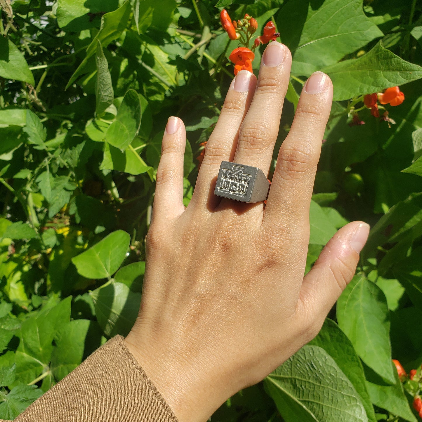 Saloon wax seal signet ring