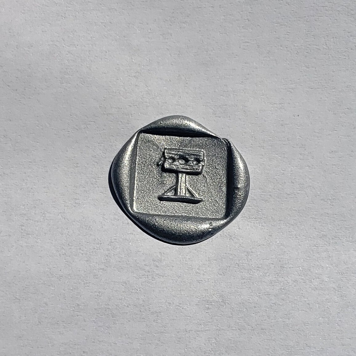 Pillory wax seal signet ring