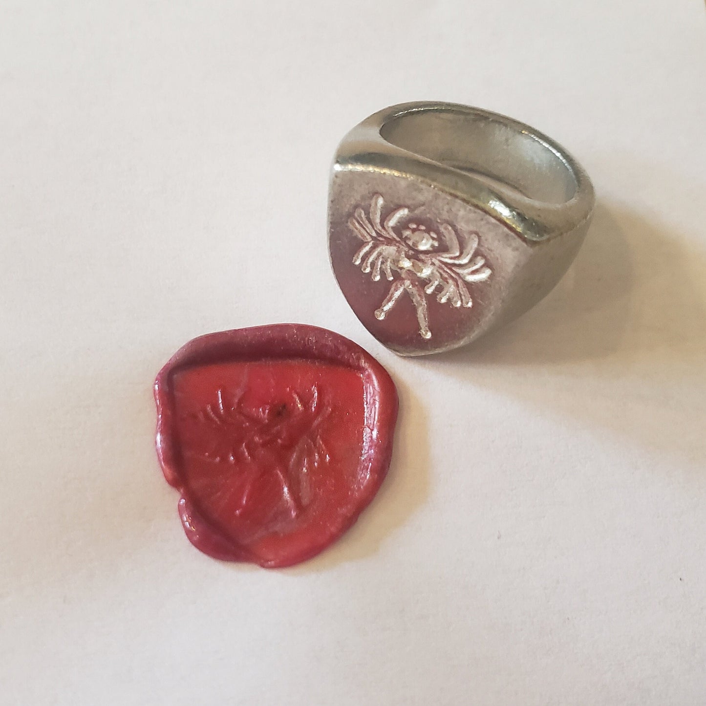 Hecatoncheires wax seal signet ring