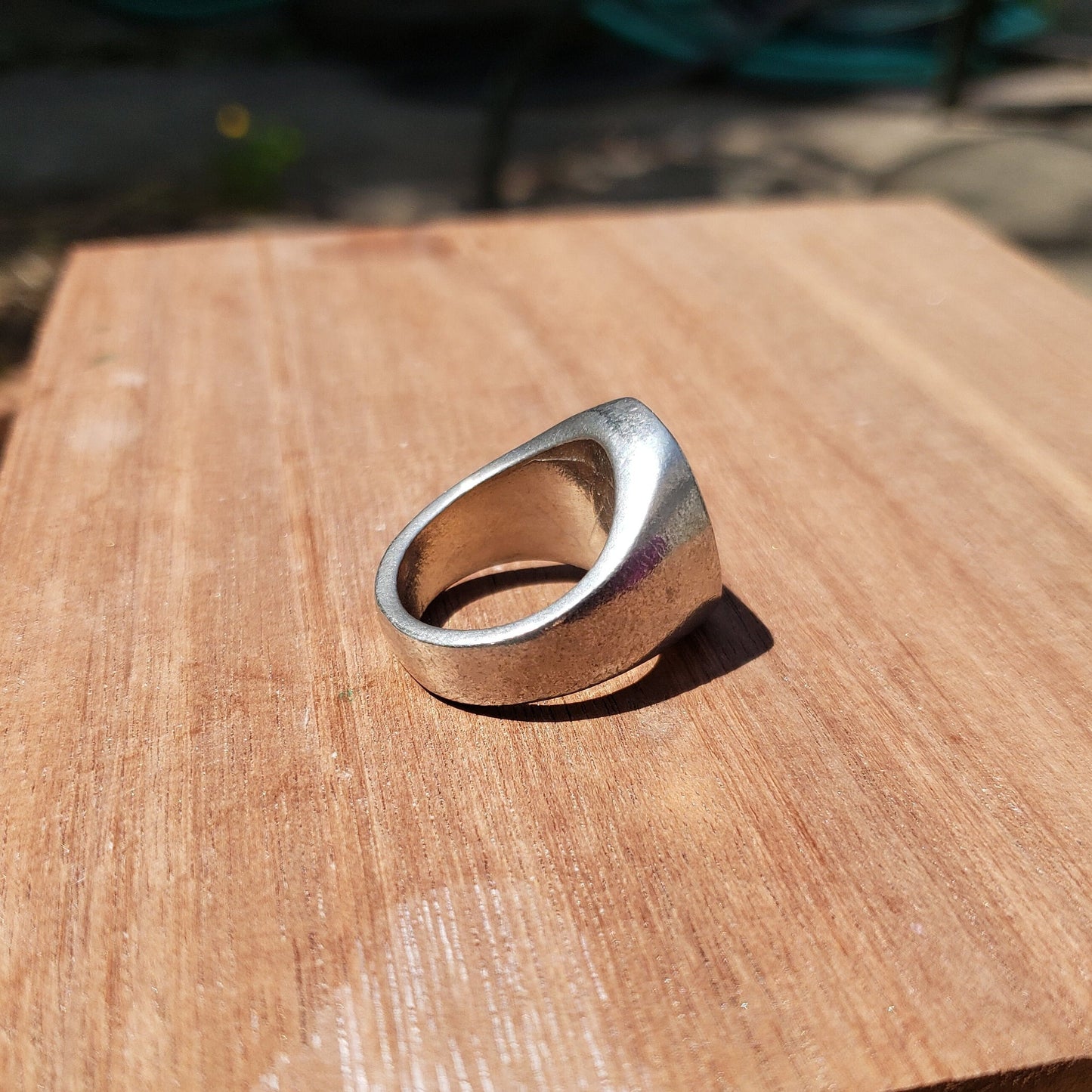 Jellyfish wax seal signet ring