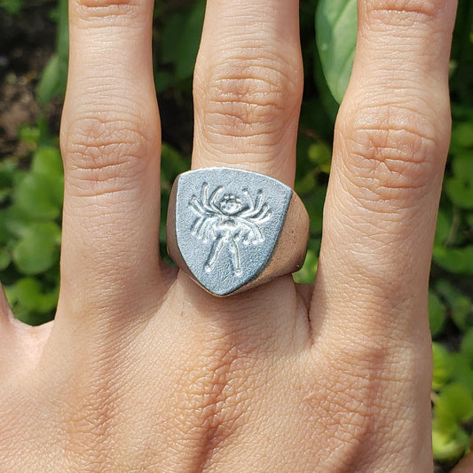 Hecatoncheires wax seal signet ring