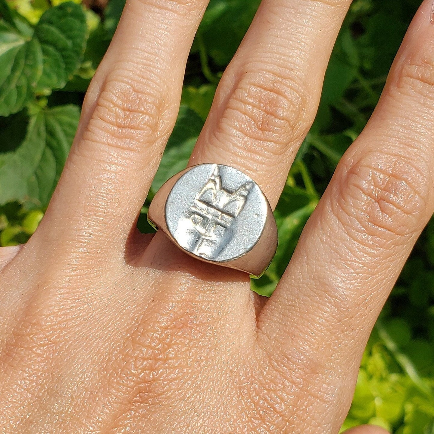 Wedgie wax seal signet ring