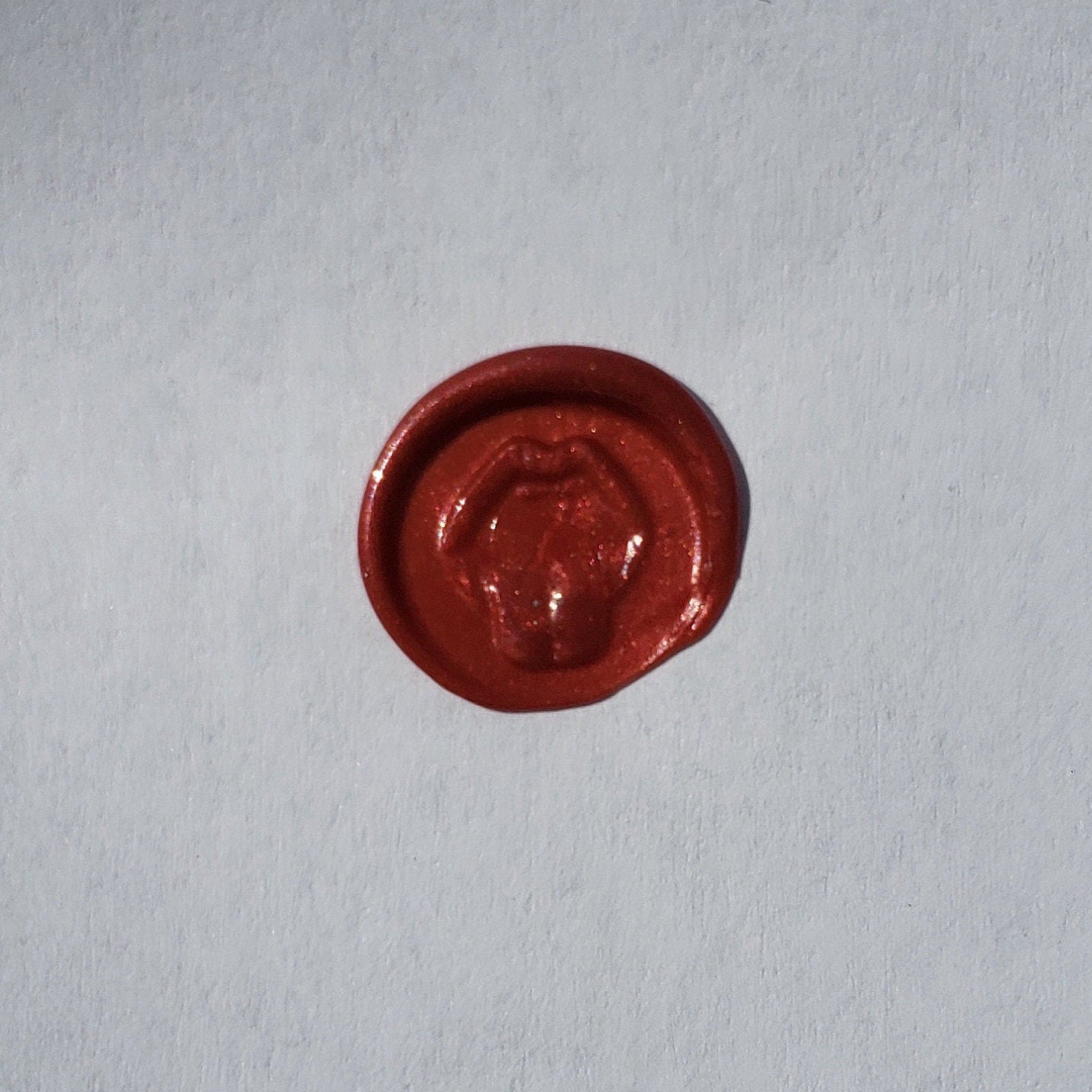 Hungry mouth wax seal signet ring