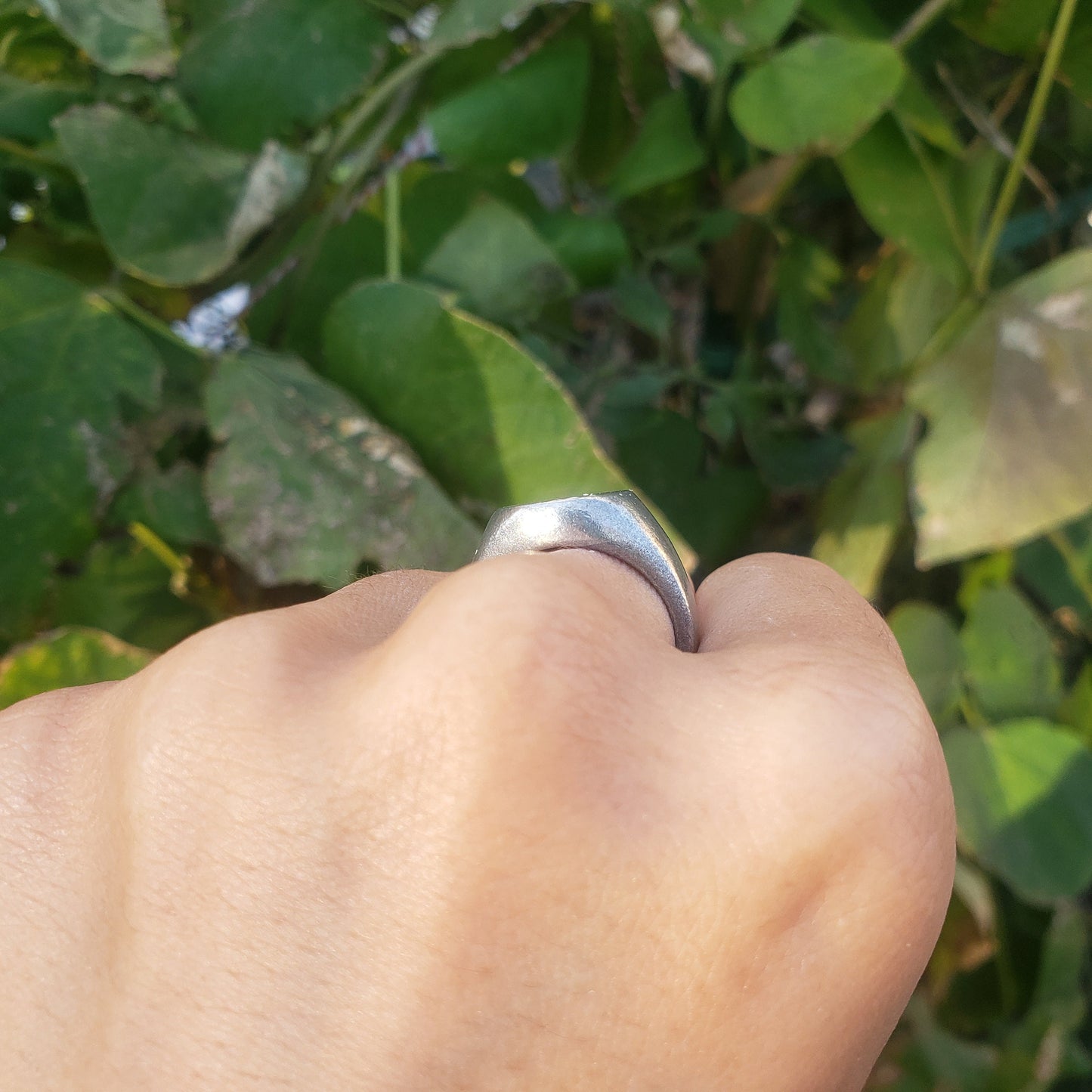 Clover wax seal signet ring