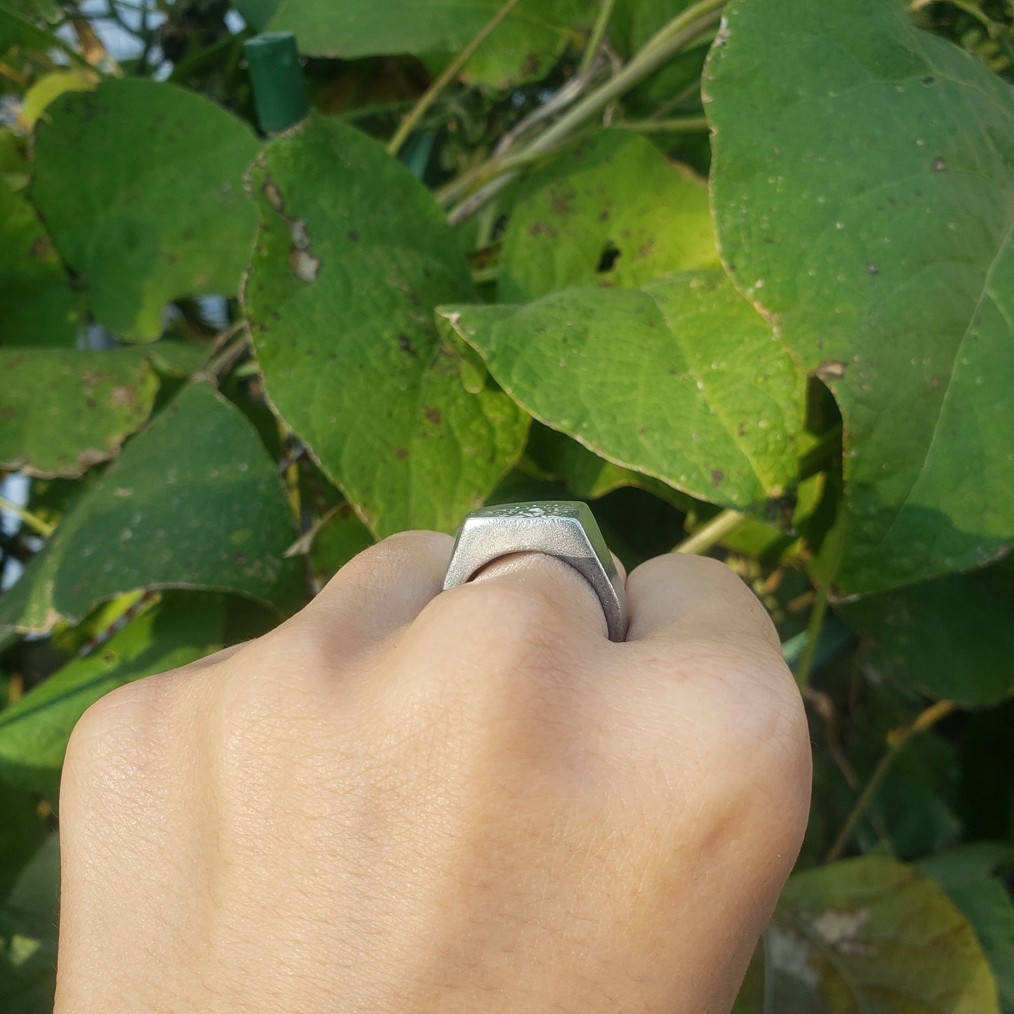 Little match girl wax seal signet ring