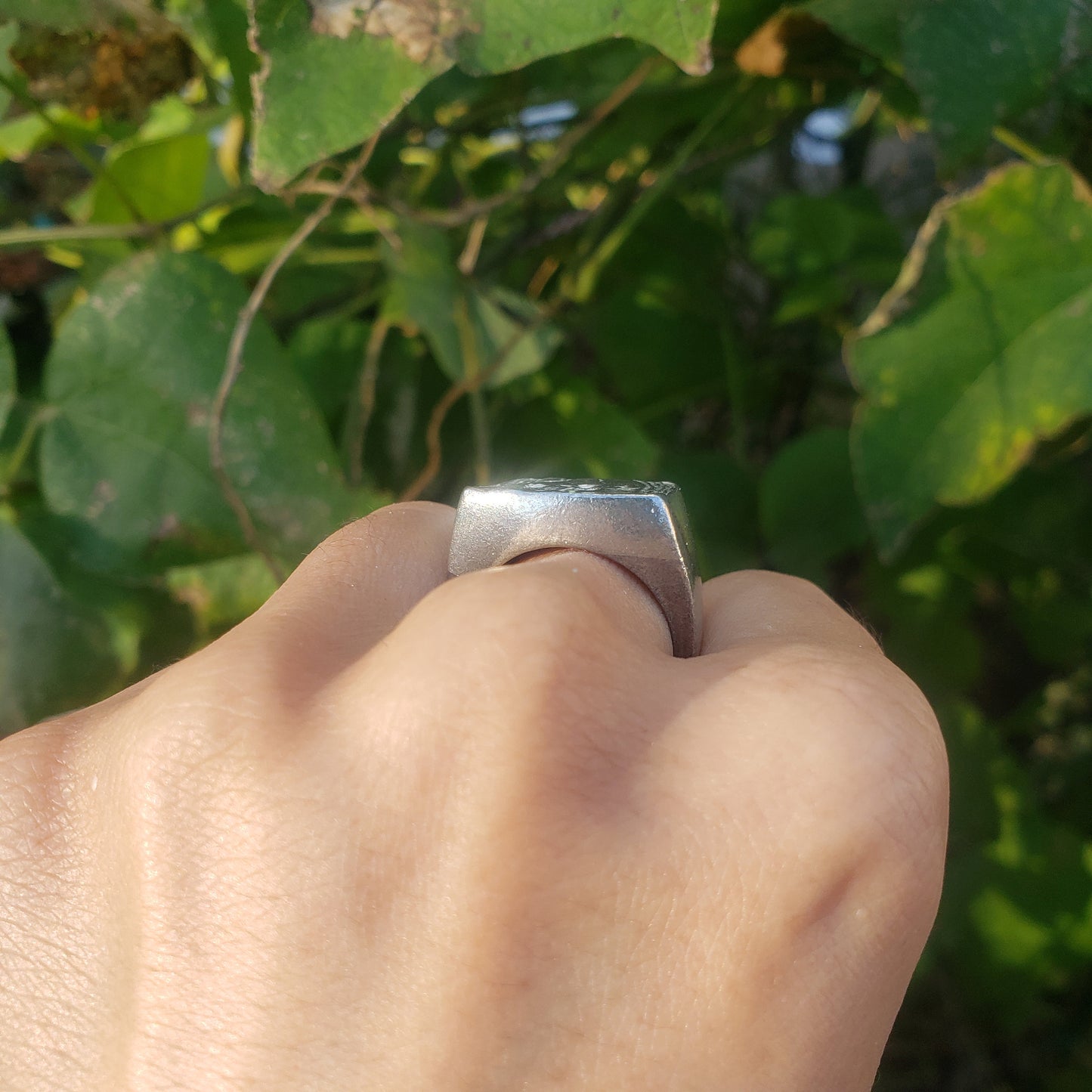 Little red riding hood wax seal signet ring