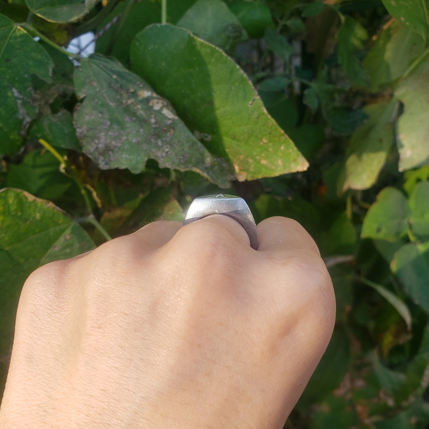 Triquetra wax seal signet ring