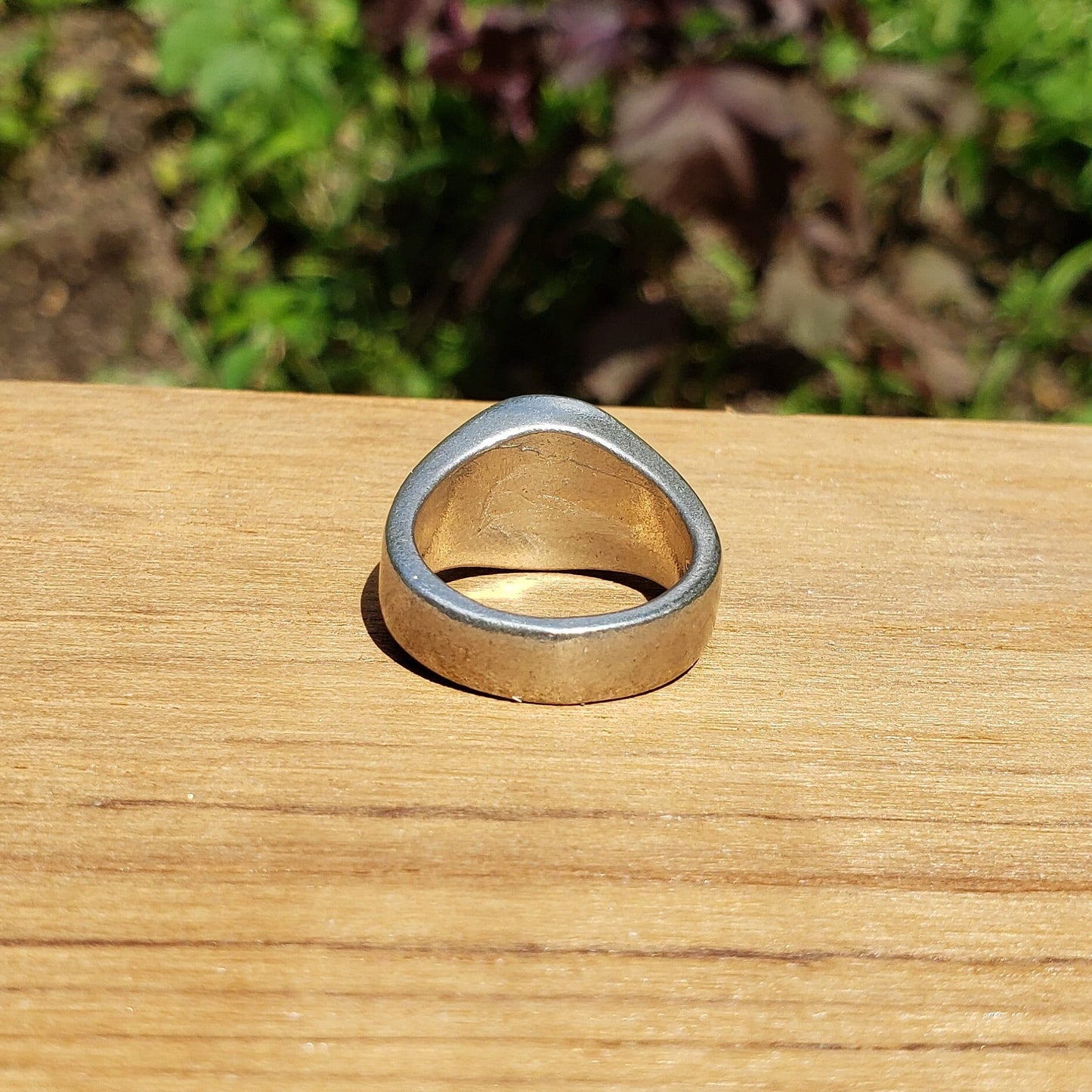 Laurel wreath wax seal signet ring