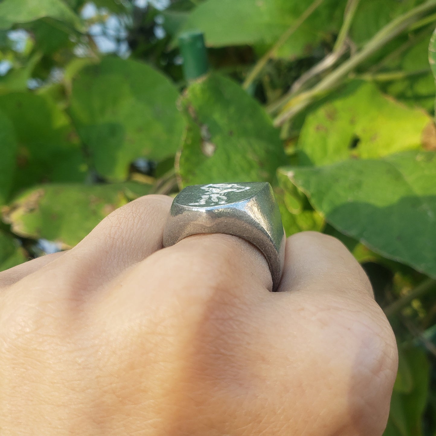 Cassandra wax seal signet ring