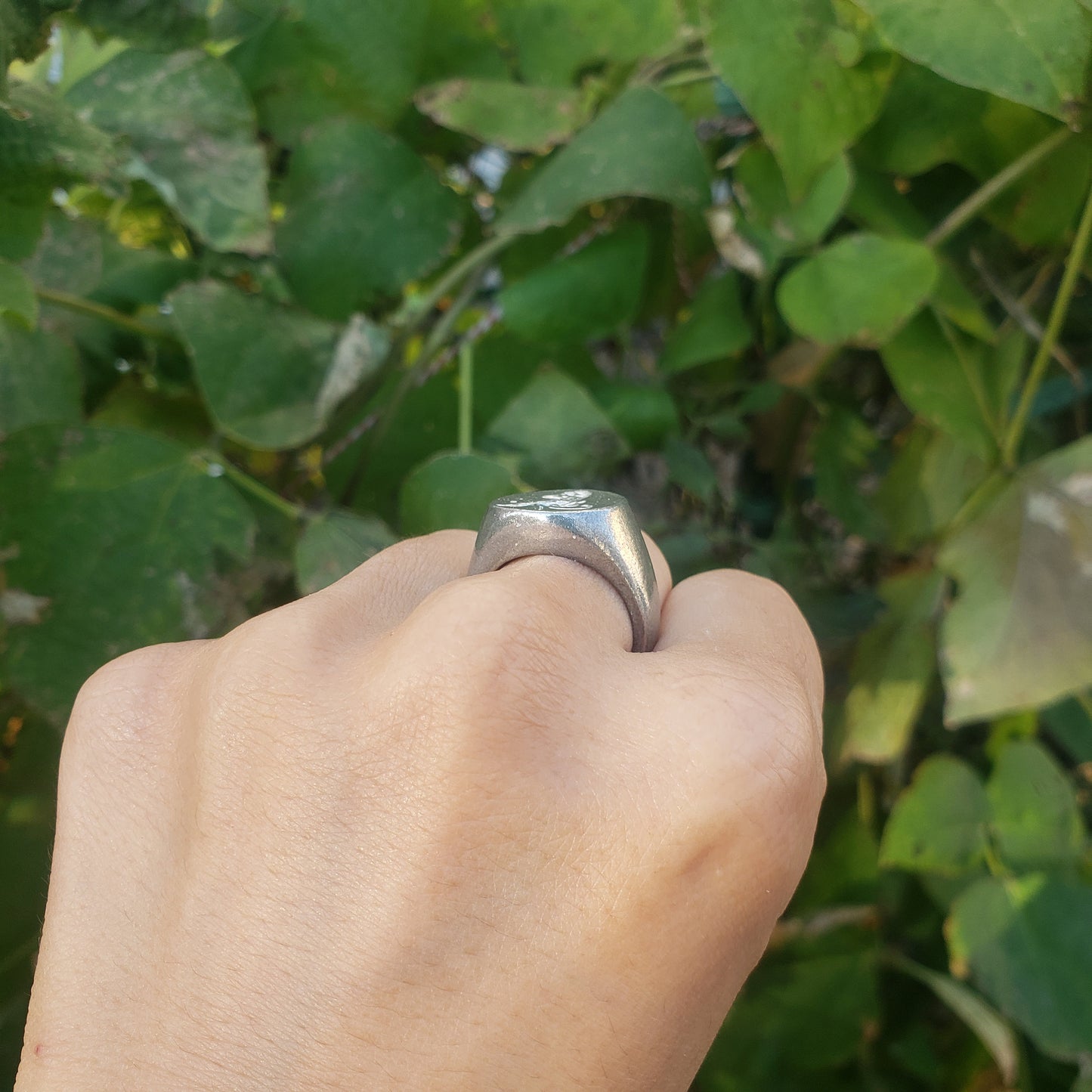 House mouse wax seal signet ring