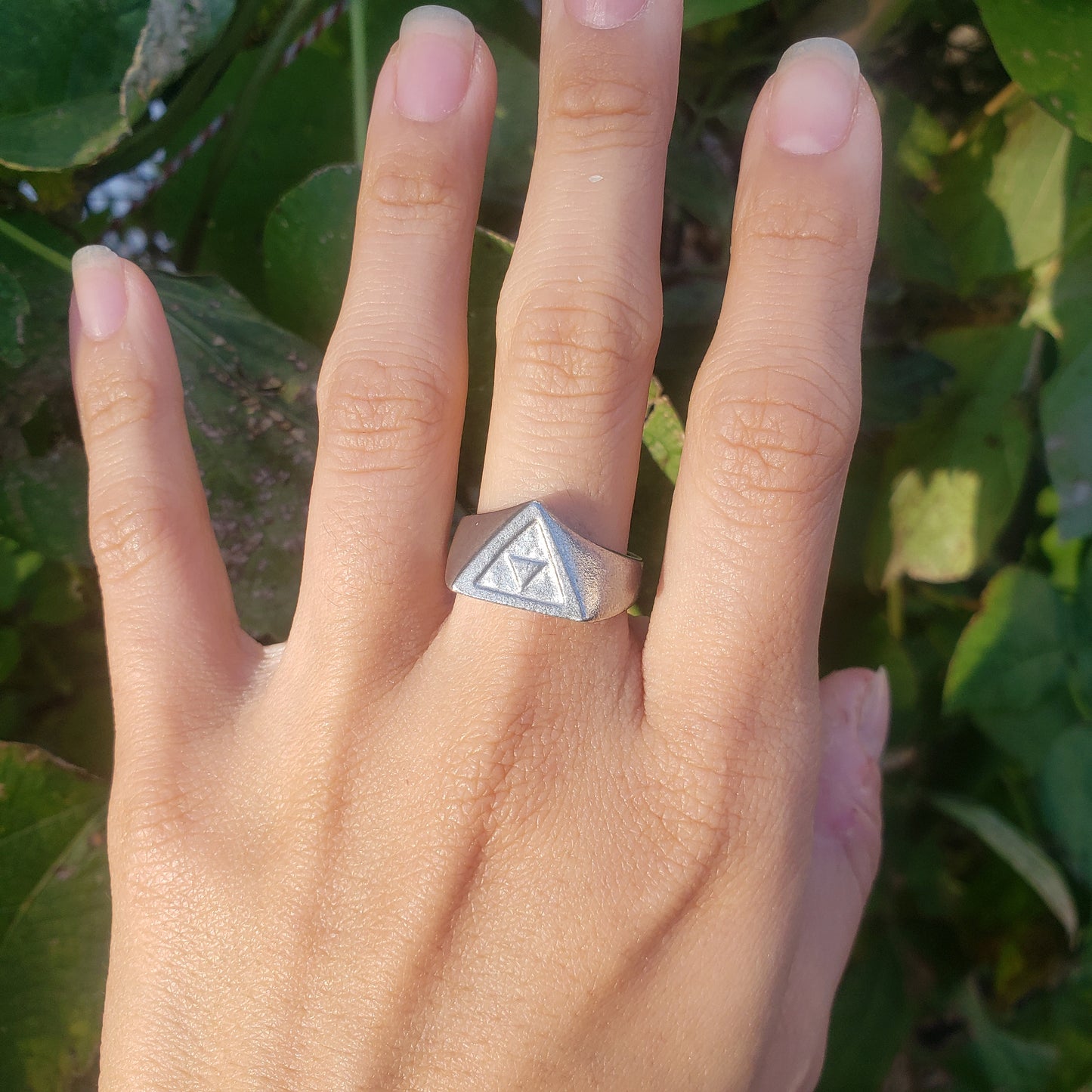 Sierpinski's Triangles wax seal signet ring