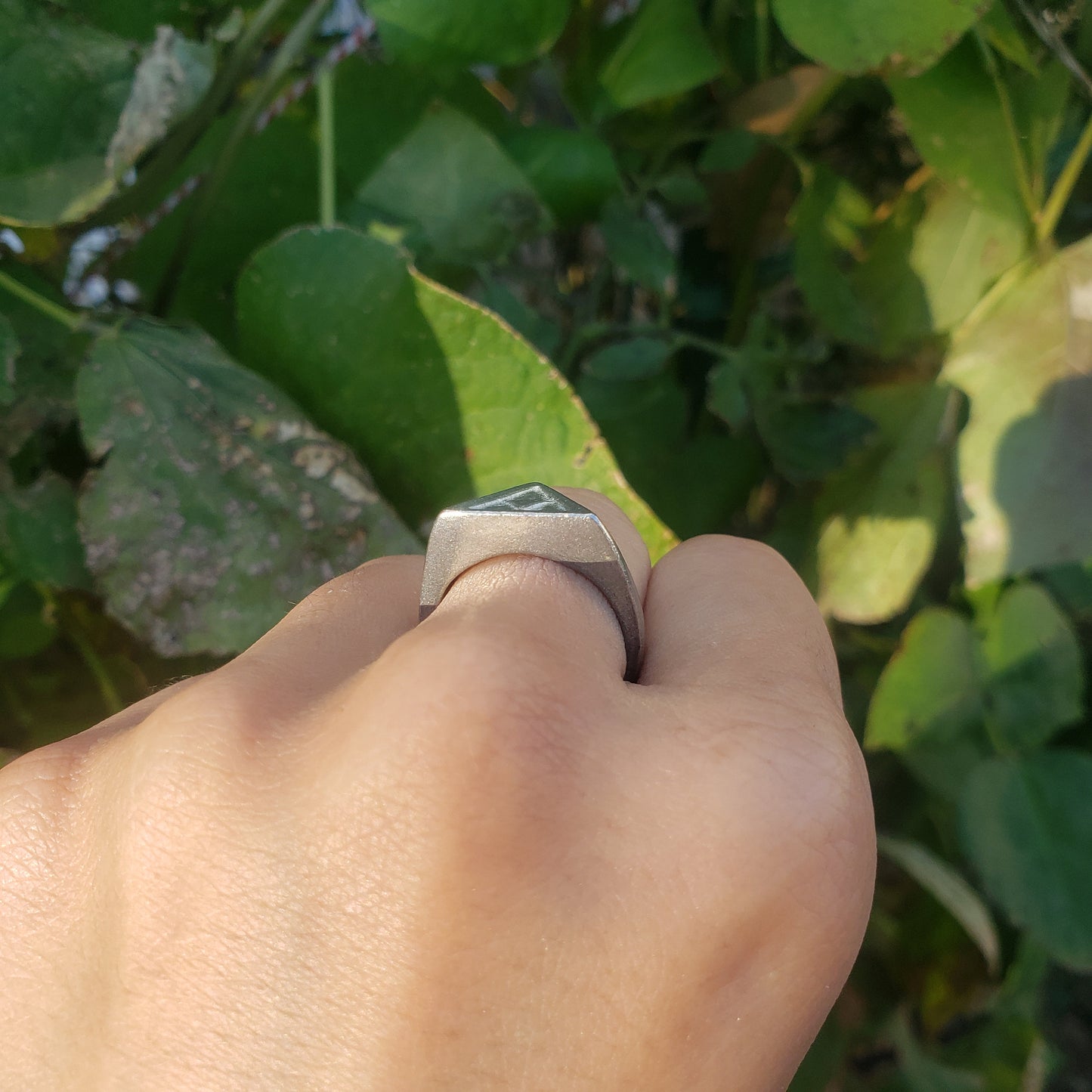 Sierpinski's Triangles wax seal signet ring