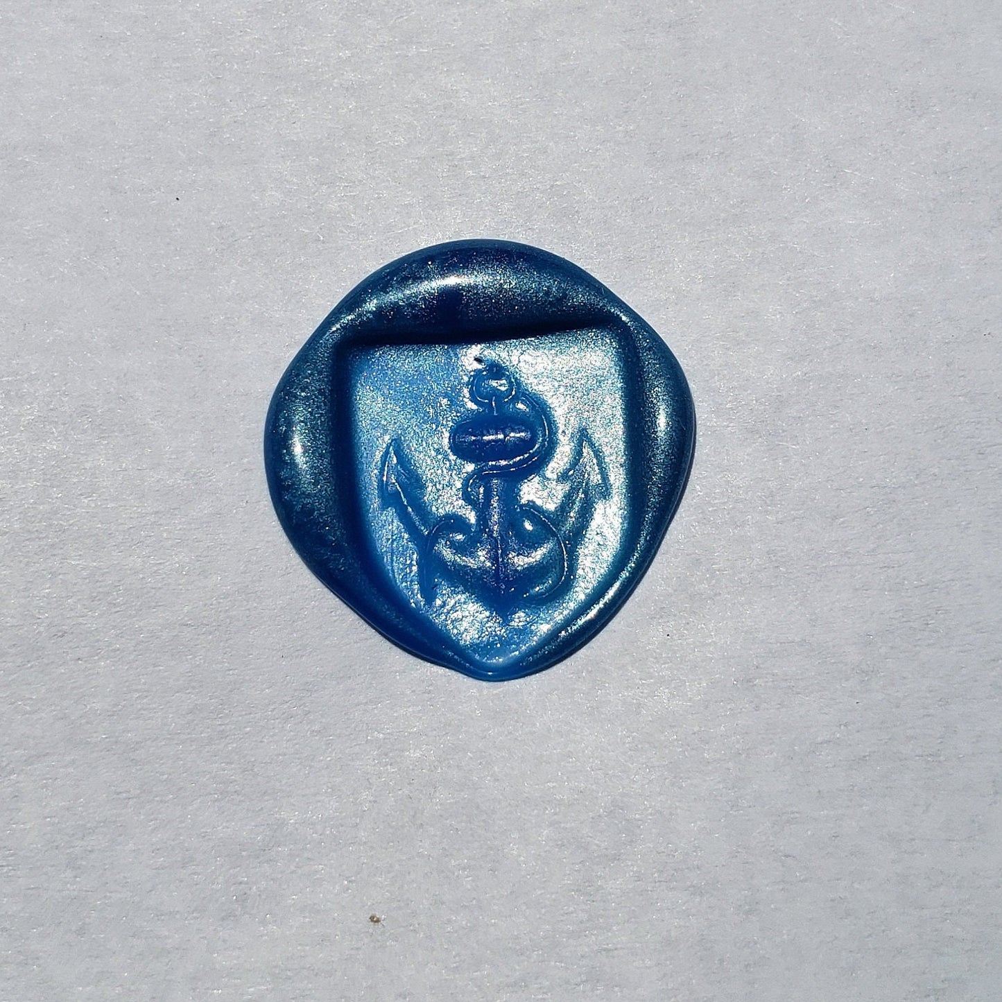 Anchor wax seal signet ring