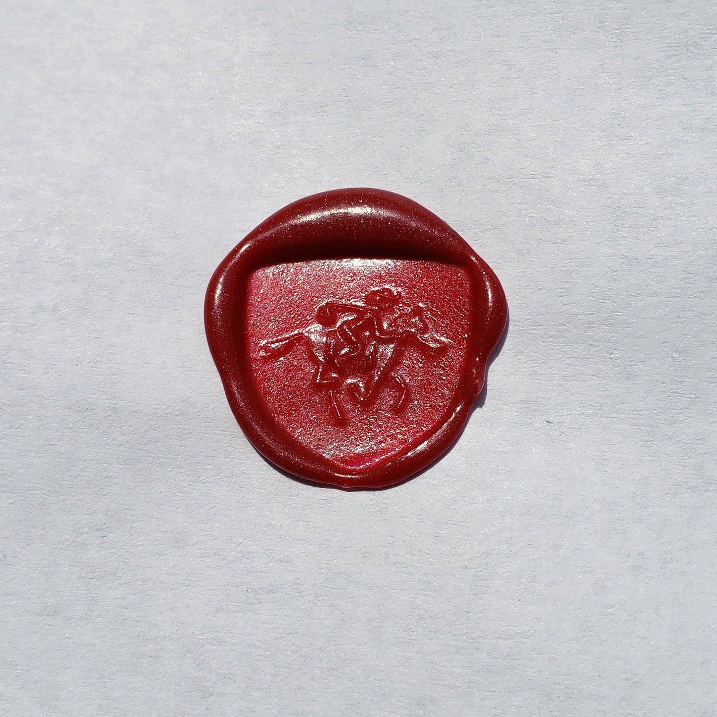 Pony express wax seal signet ring