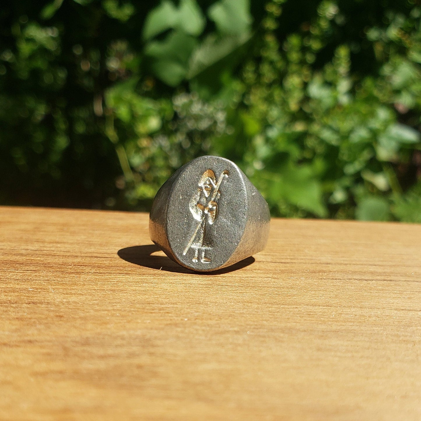 Odin wax seal signet ring